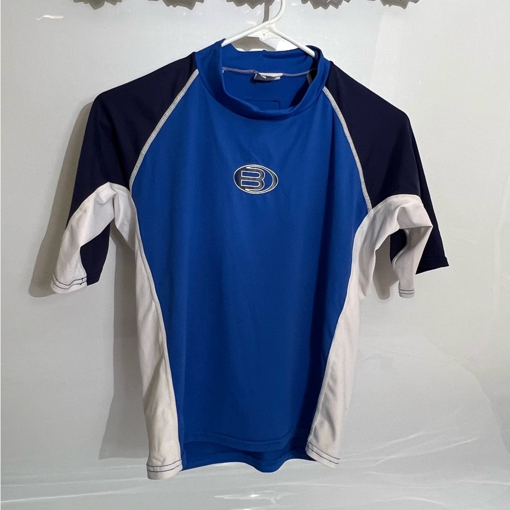 Bare Boys Rash Guard Blue/Black Size Large